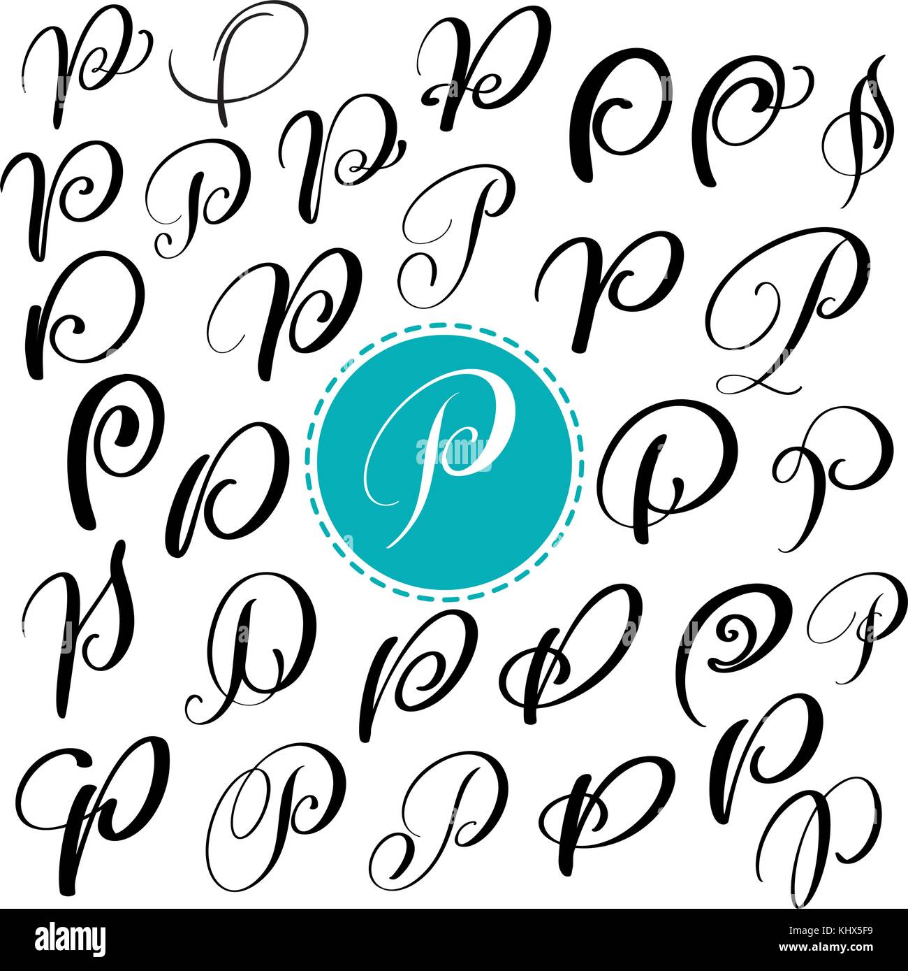 font p \