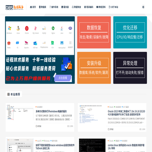 数据运维技术-数据库 服务器 网站 数据恢复 MySQL ORACLE  SQLServer