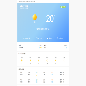 天气预报 - 24小时 7天 天气预报 生活指数 - 天气云